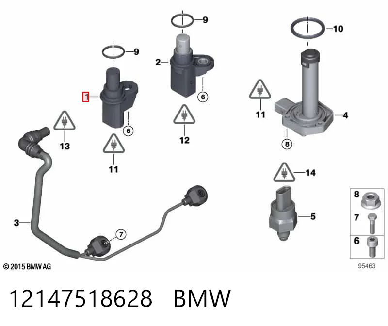 12147518628 BMW Датчик розподільного вала