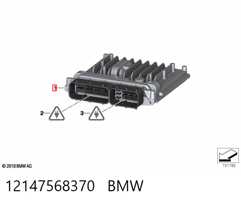 7616431 BMW Блок електронного управління