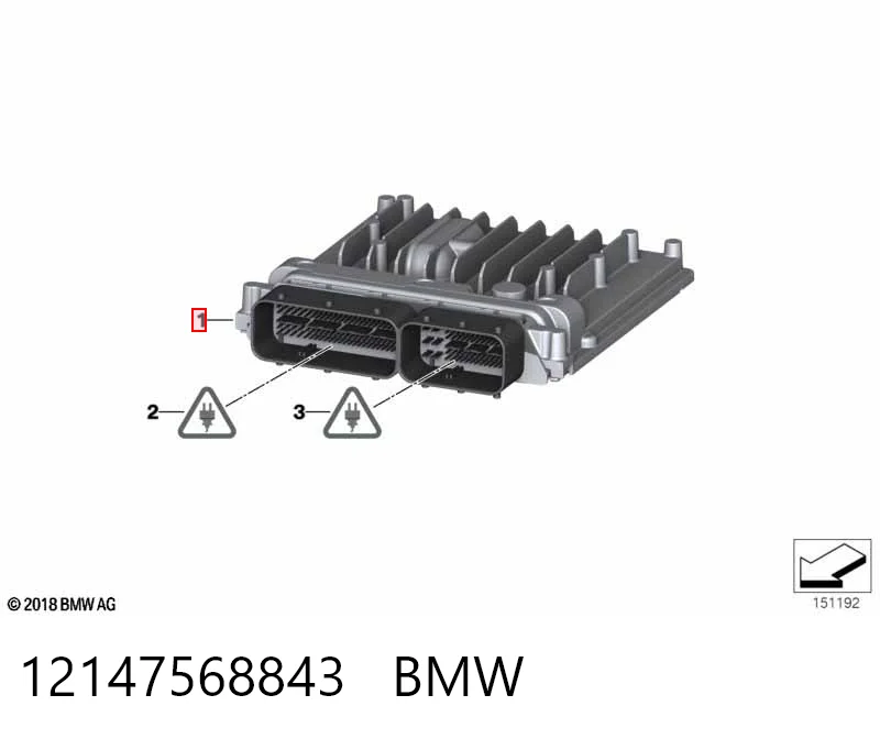 Електронний блок керування двигуном 7616431 BMW