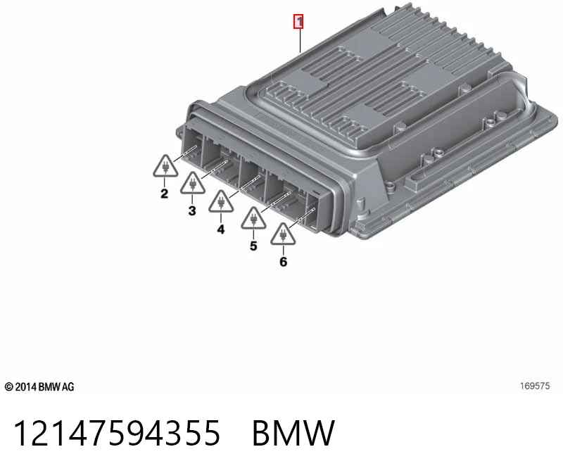 7624036 BMW Блок електронного управління