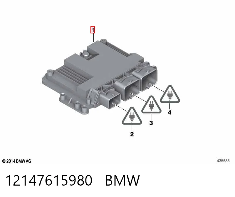 12147620984 BMW Блок електронного управління