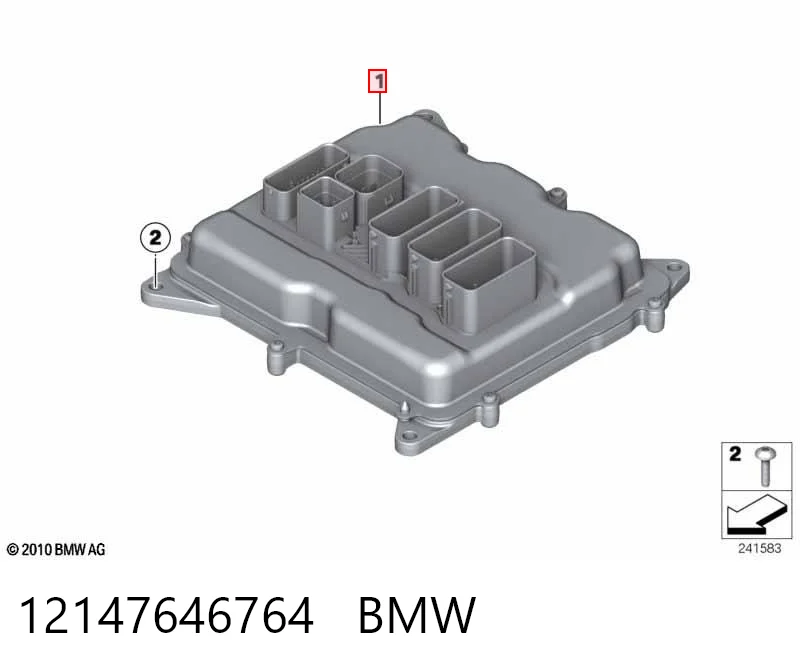 Електронний блок керування двигуном 7646764 BMW