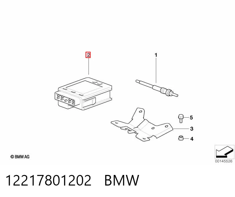 12217801202 BMW Реле свічок накалу