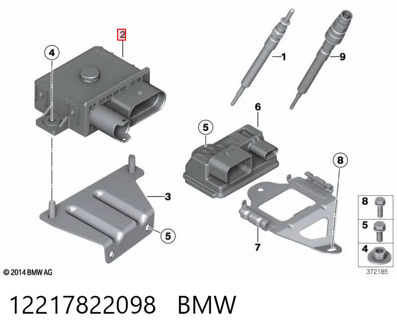  Реле свічок накалу BMW 3 