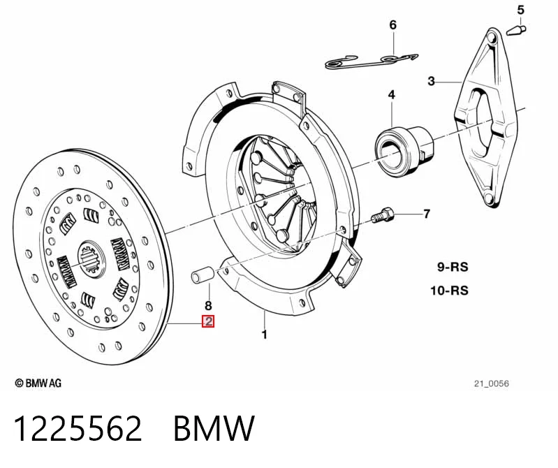 Диск зчеплення на BMW 3  E30