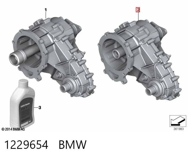 1229654 BMW Ланцюг приводу роздавальної коробки