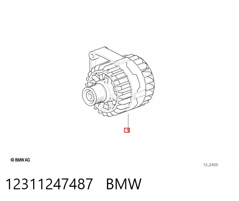 12311247487 BMW Авто генератор