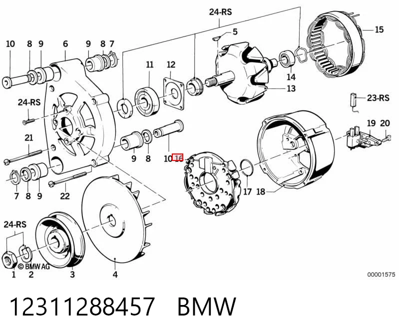 Діодний випрямляч на BMW 3  E21