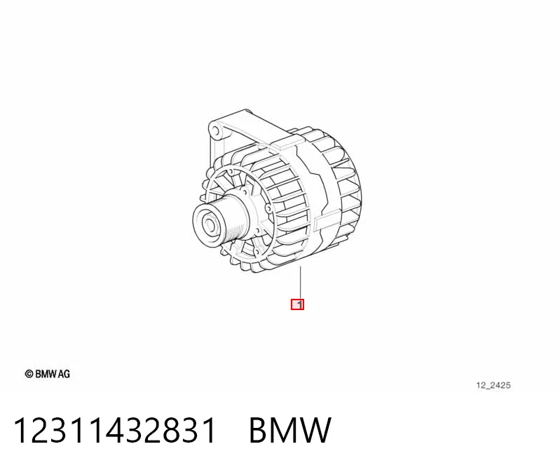 Авто генератор на BMW 7  E32