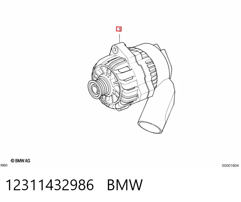 12311432986 BMW Авто генератор