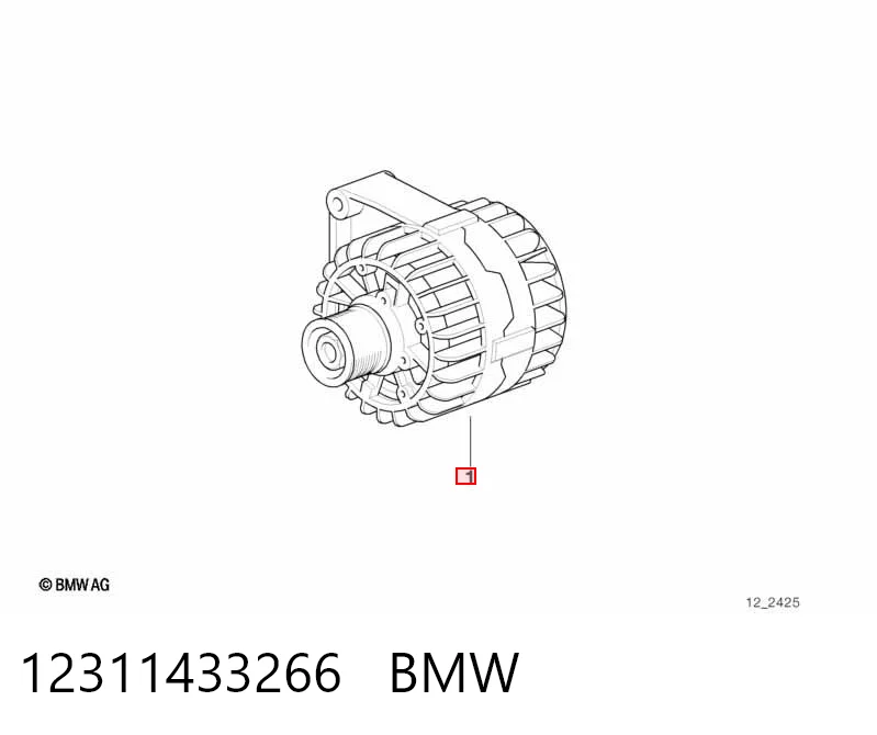  Генератор BMW 7 