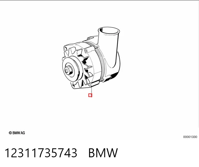 12311735743 BMW Авто генератор