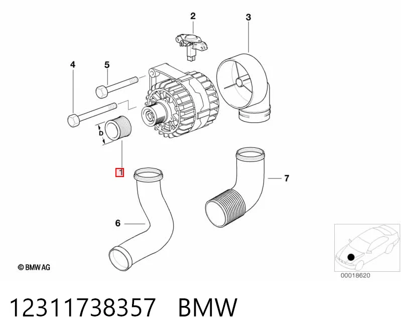 Інерційний шків BMW 5 універсал (E34) (1991 - 1997) ціна, від 23.72 USD