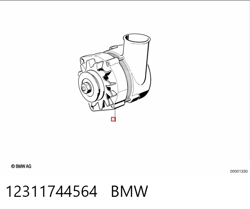 12311744564 BMW Авто генератор