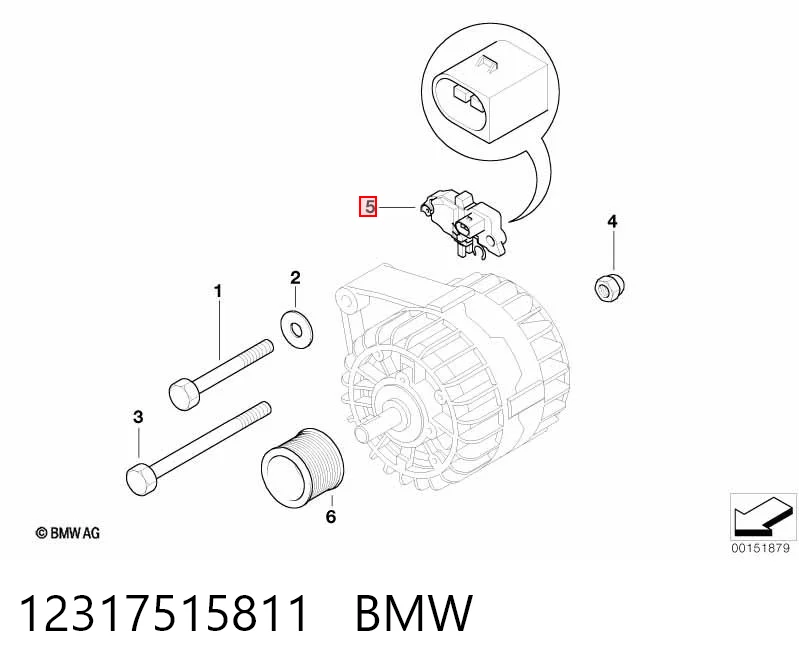 Купити AMP0359 Magneti Marelli Реле регулятор напруги генератора