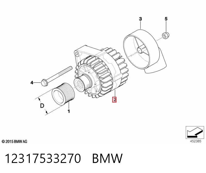 12317533270 BMW Авто генератор