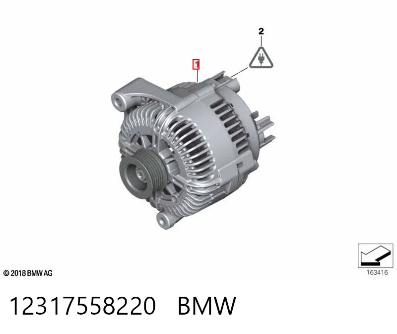 12317558220 BMW Авто генератор