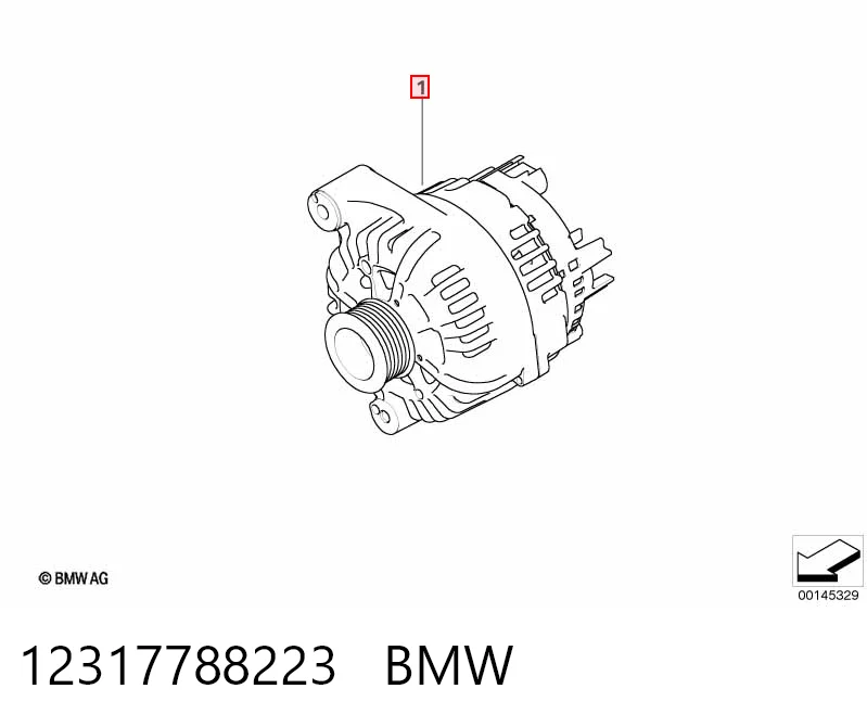 12317788223 BMW Авто генератор