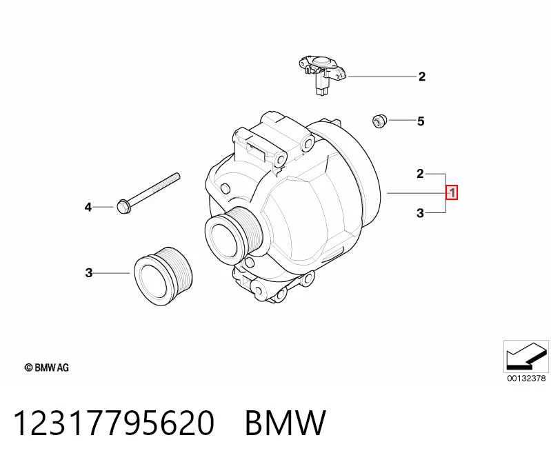 12317795620 BMW Авто генератор