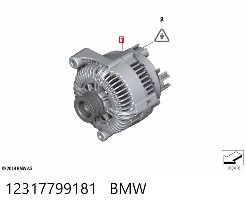12317799181 BMW Авто генератор