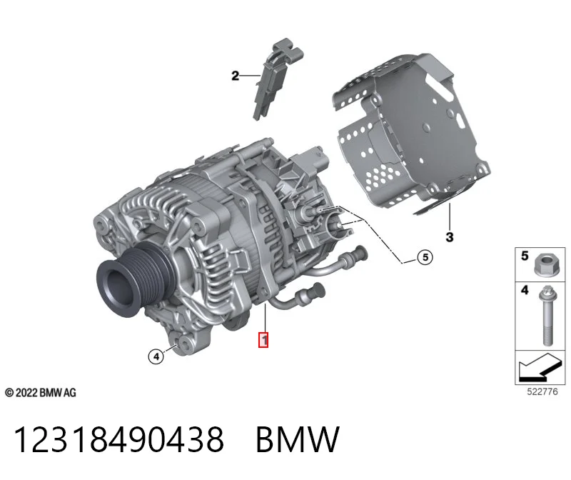 8490438 BMW Авто генератор