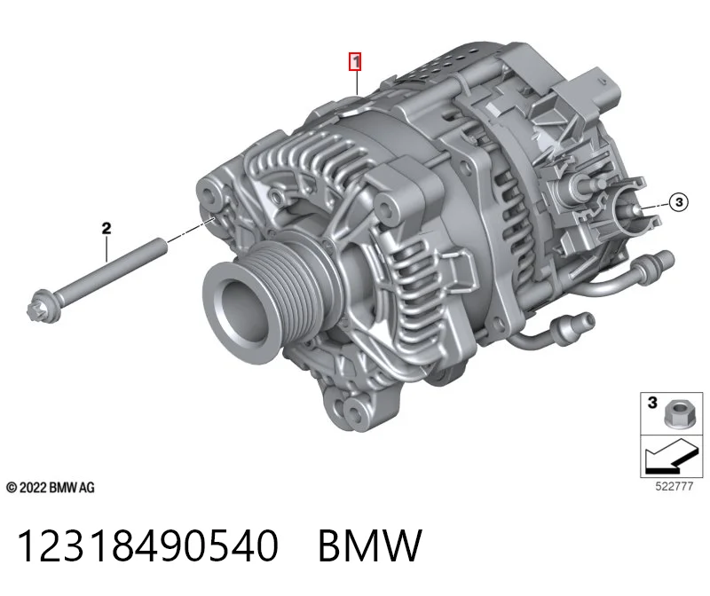 12318490540 BMW Авто генератор