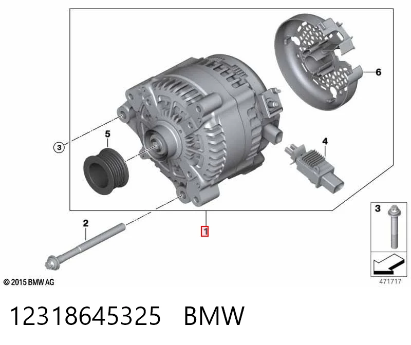 12318645325 BMW Авто генератор