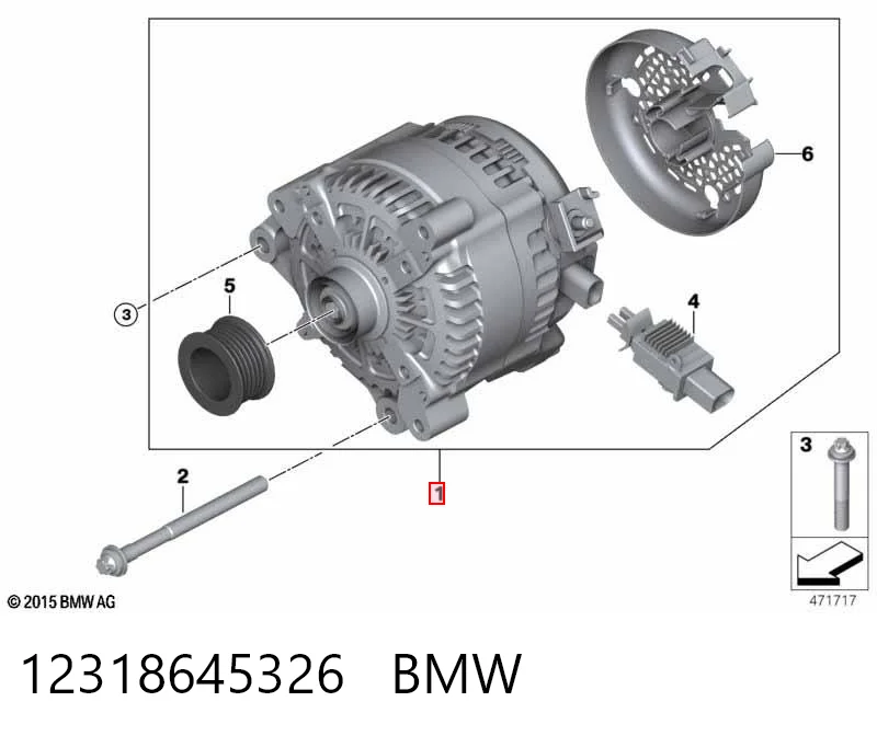 12318645326 BMW Авто генератор