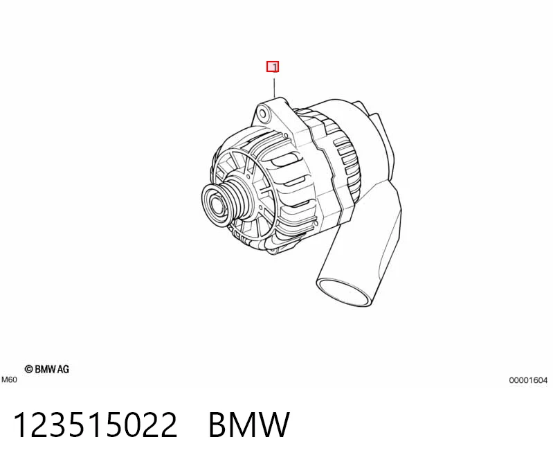 123515022 BMW Авто генератор