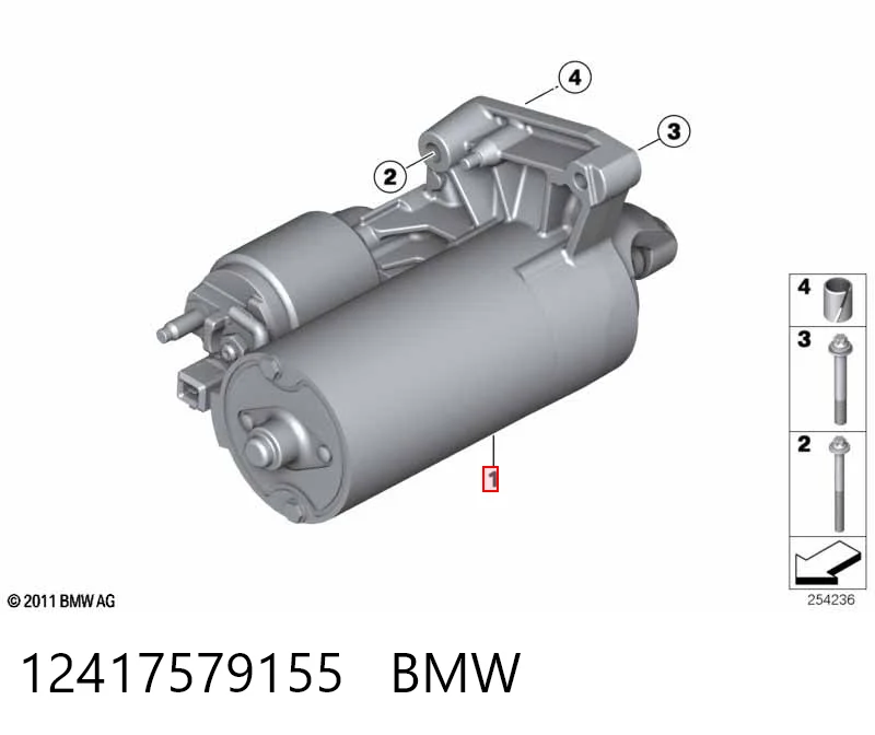 12417579155 BMW Стартер двигуна