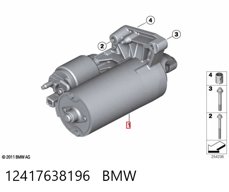 12417638196 BMW Стартер двигуна
