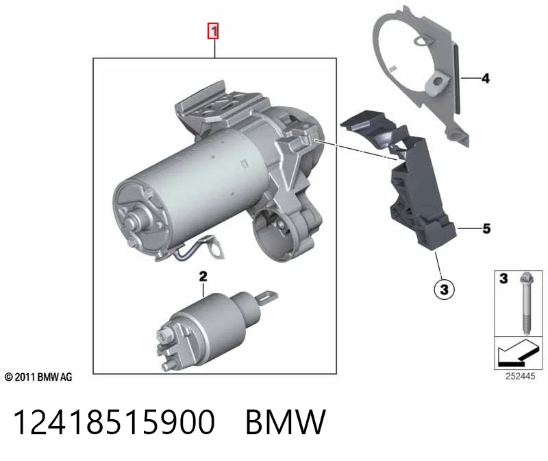 62118554692 BMW Стартер двигуна