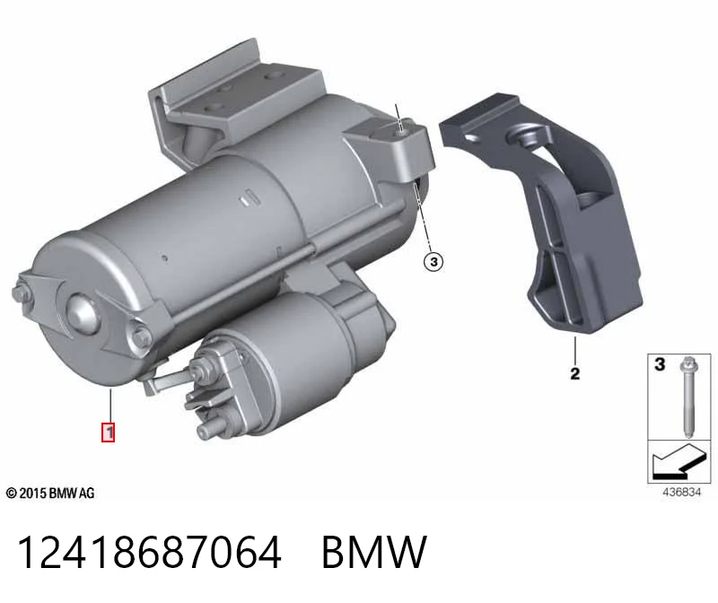 12418687064 BMW Стартер двигуна