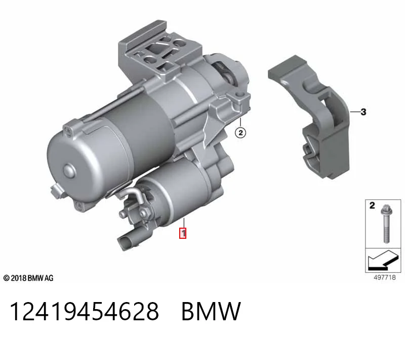 12419454628 BMW Стартер двигуна