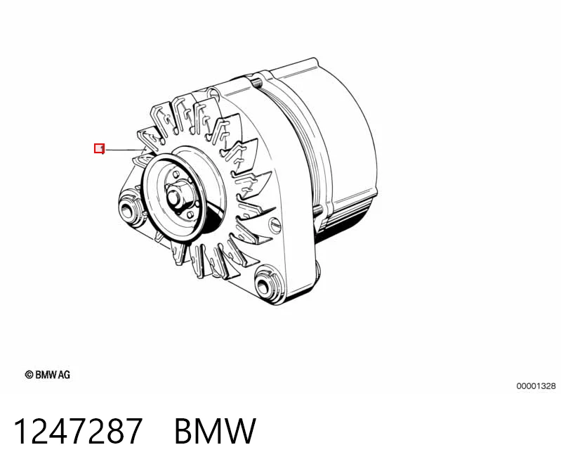 1247287 BMW Авто генератор