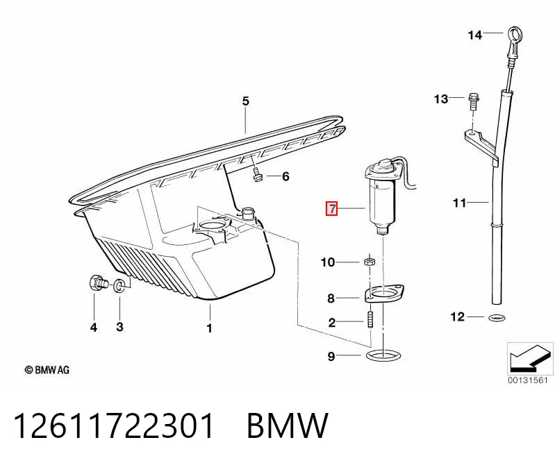 Датчик рівня мастила на BMW 3  E30
