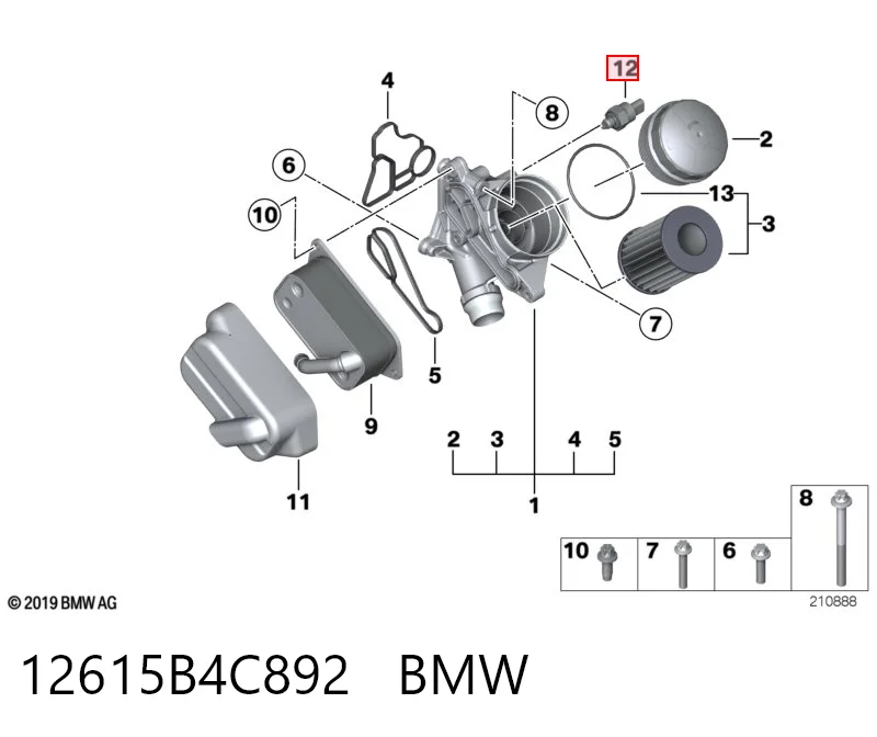 Манометри (показник тиску масла) Chrysler 12617549796 ціна, від 39.77 USD