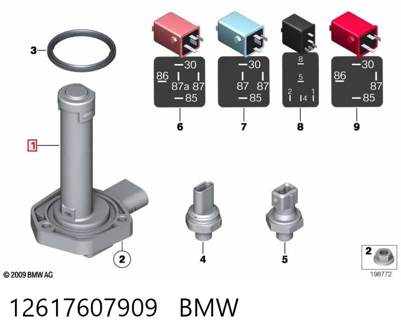 12617607909 BMW Датчик рівня мастила