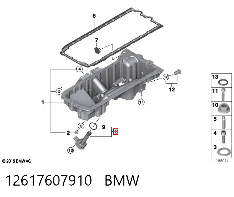 12617607910 BMW Датчик рівня мастила