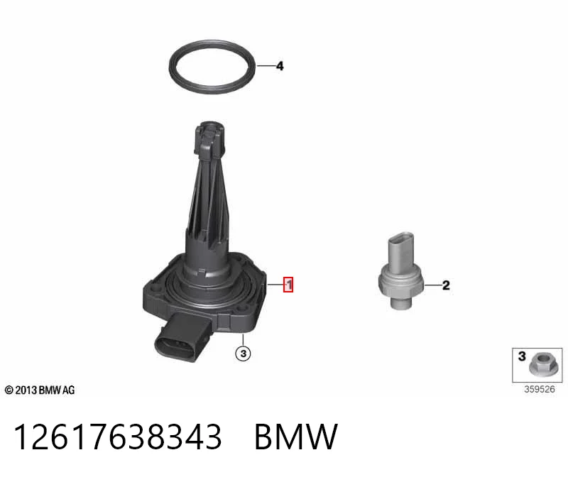 12617638343 BMW Датчик рівня мастила