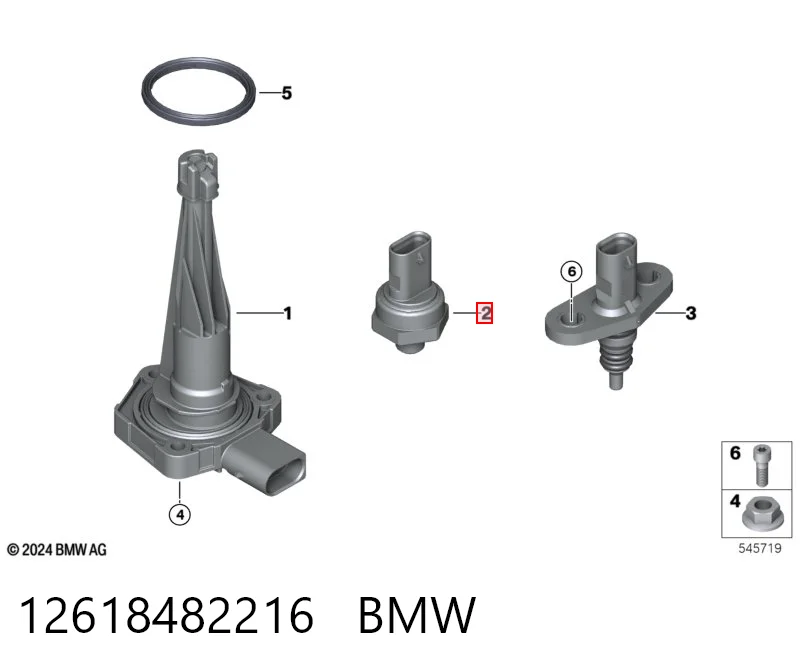 12618482216 BMW Датчик показника тиску масла