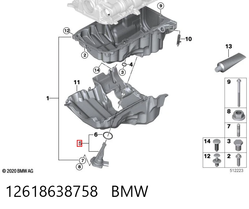 12618638758 BMW Датчик рівня мастила