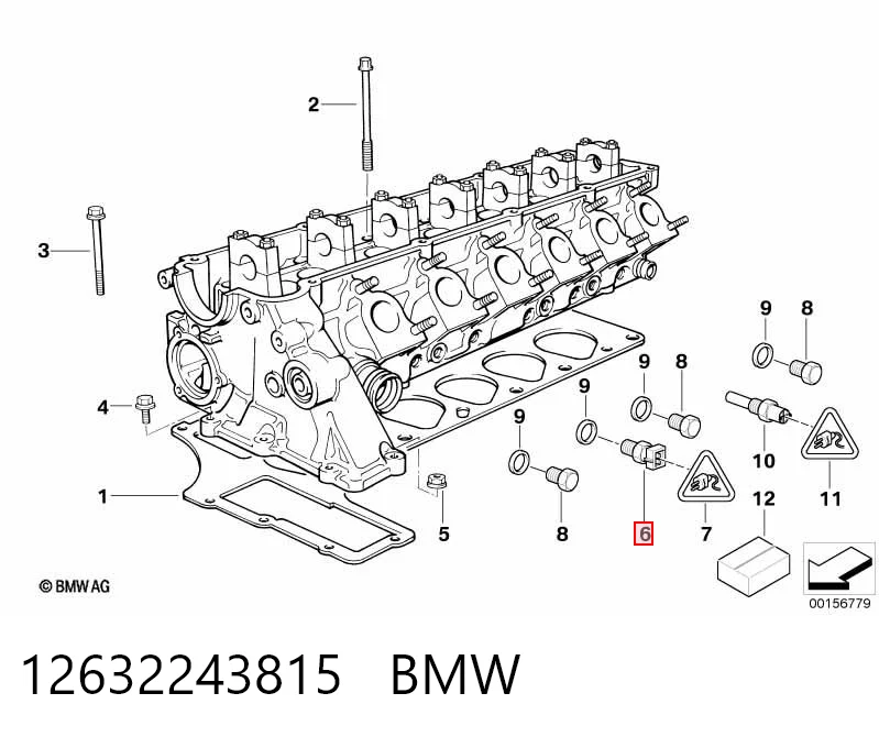 Покажчик температури охолоджуючої рідини на BMW 5  E39