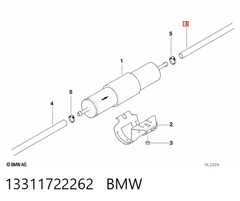 Купити 0822309 Opel Шланг паливний, універсальний