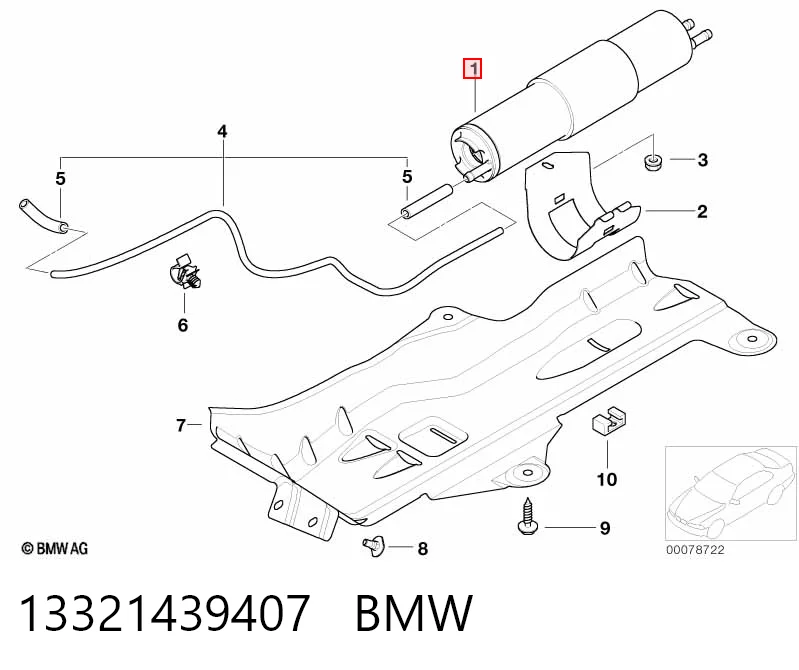 13321439407 BMW Фільтр палива