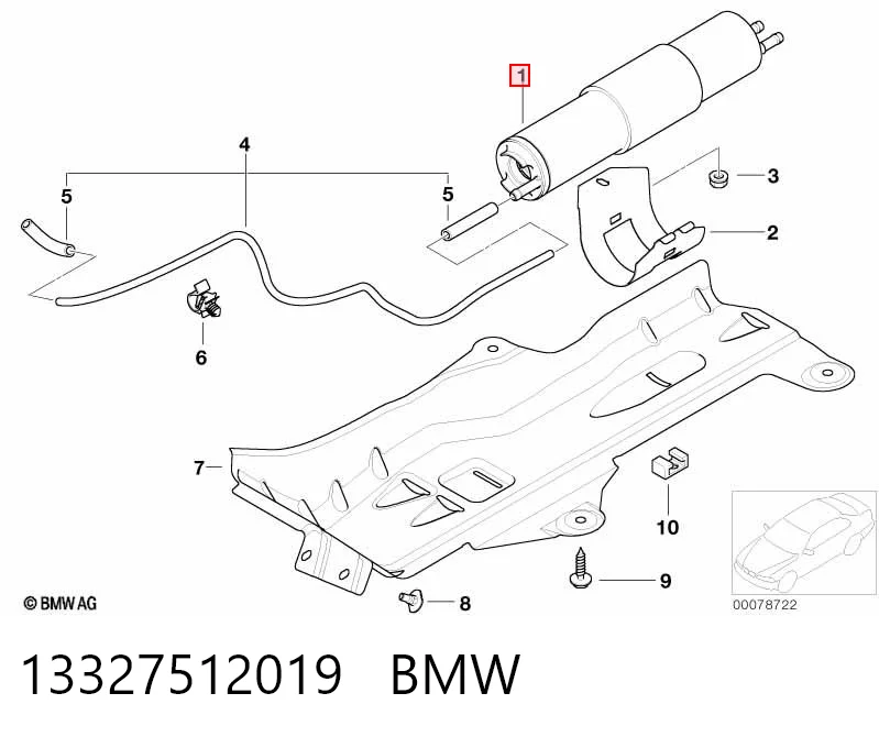 13327512019 BMW Фільтр палива