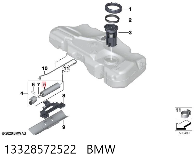 13328572522 BMW Фільтр палива