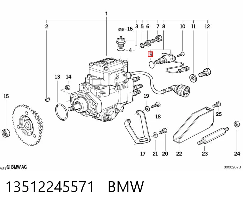 Ущільнювач паливного насосу Iveco 93193011 ціна, від 1.04 USD