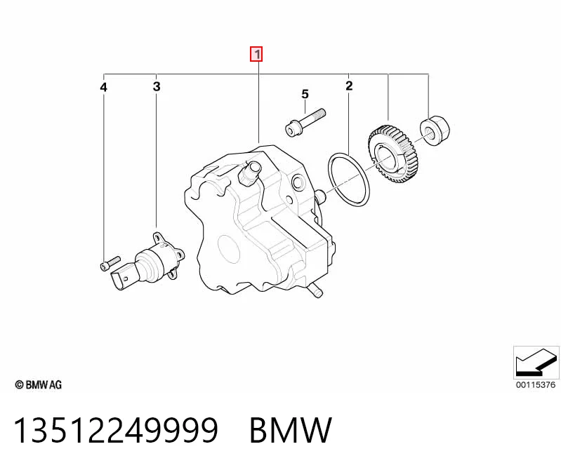 Насос паливний високого тиску Bosch 986437323 ціна, від 63.35 USD