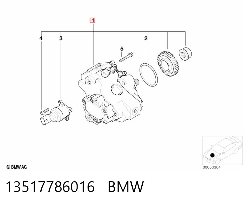 Паливний насос високого тиску 986437323 Bosch